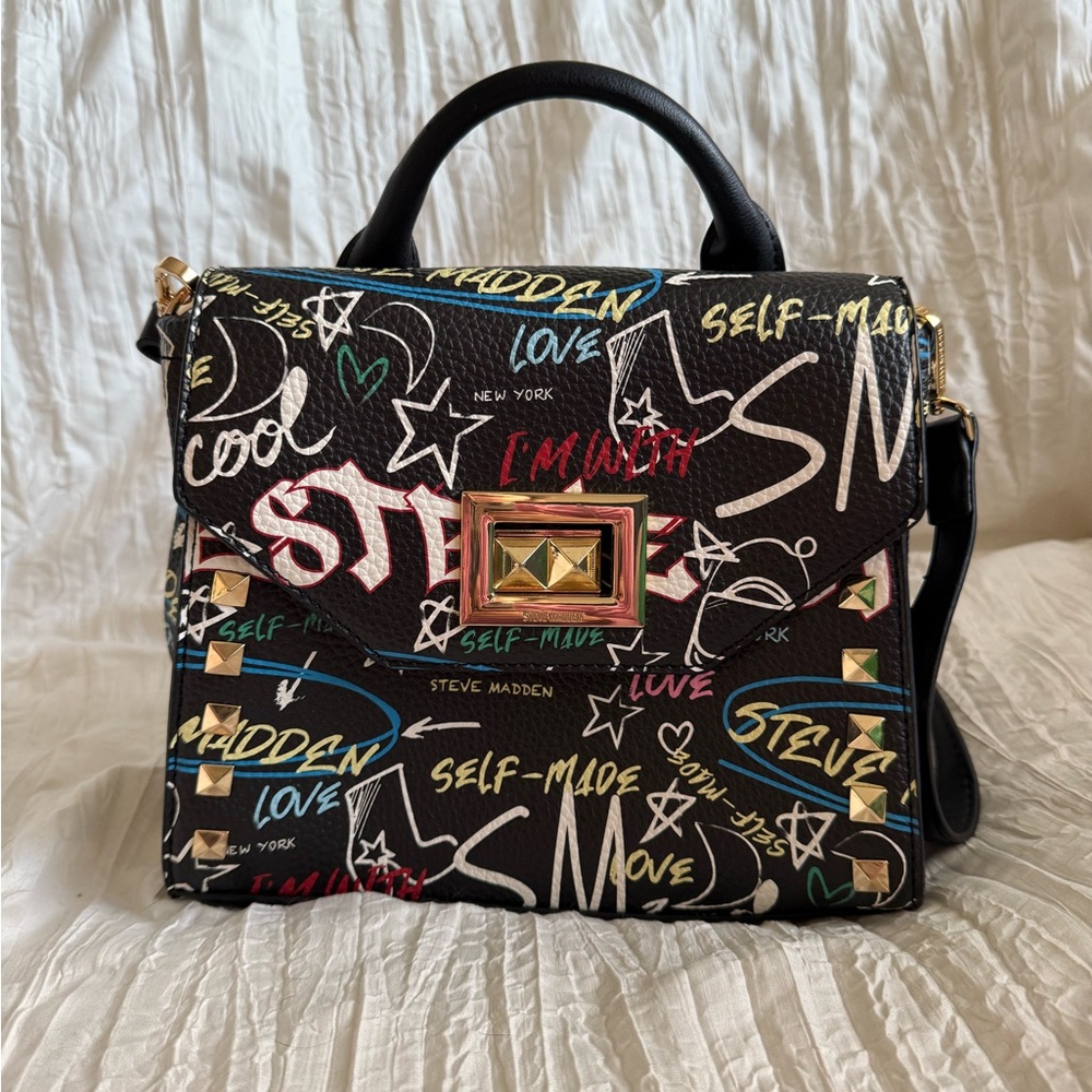 Brand new Steve Madden graffiti bag